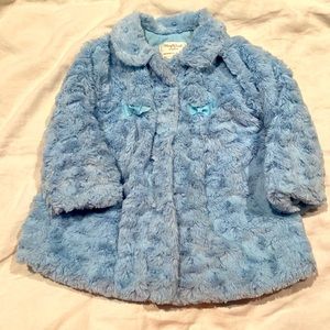Mayoral faux fur infant coat